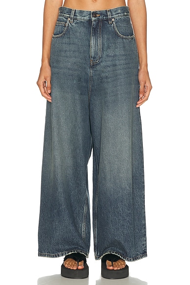 Low Crotch Baggy Wide Leg
