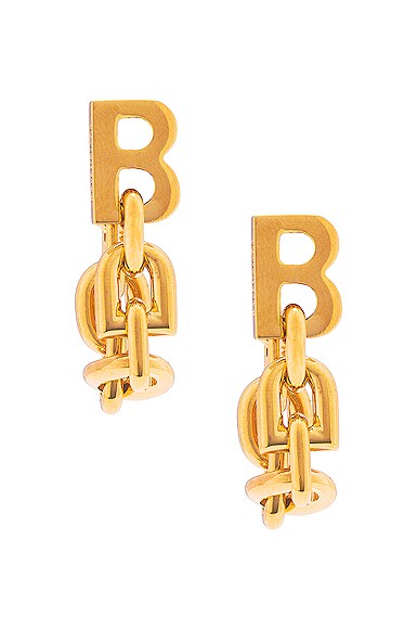 B Chain Flex Earrings