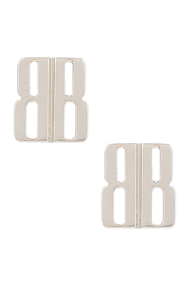 JACQUEMUS Les Boucles Croissant in Light Gold | FWRD