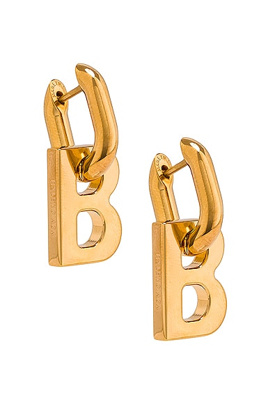 XS B Chain Earrings