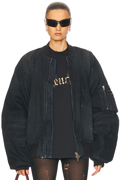 今ならほぼ即納！ Balenciaga ボンバー - Croc | FWRD ブルゾン