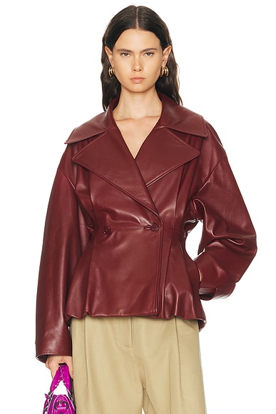 Folded Short Trench Coat