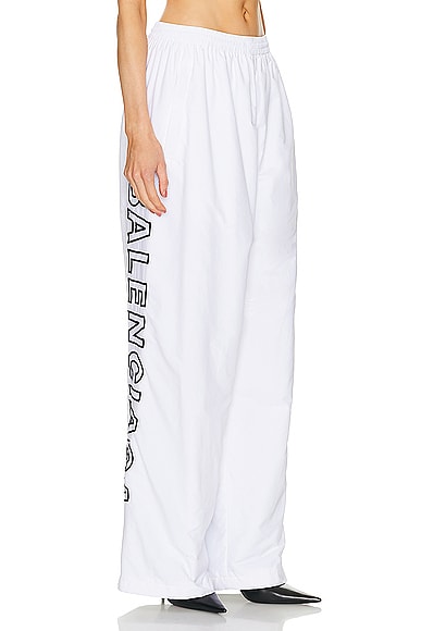 Shop Balenciaga Tracksuit Pant In White