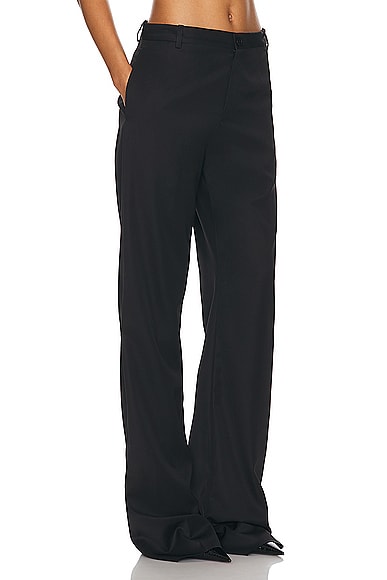 Shop Balenciaga Tailored Pant In Anthracite