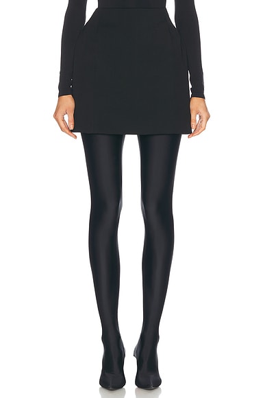 Balenciaga Hourglass Mini Skirt in Black