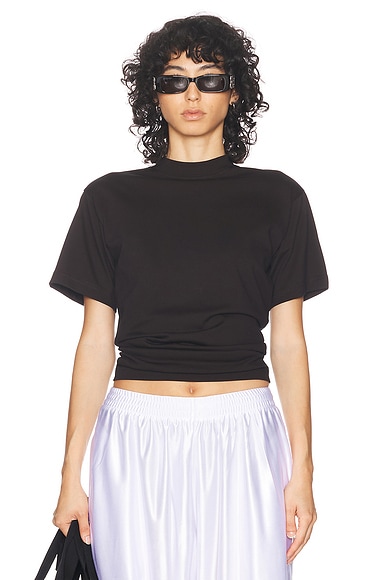 BALENCIAGA/フレイム 半袖 Tシャツ ウォッシュドアウトブラック Balenciaga Tシャツ - Washed Black | FWRD