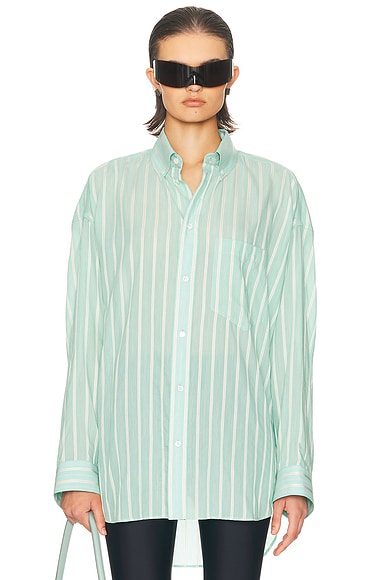 Long Sleeve Cocoon Shirt