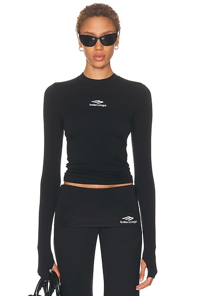 Ski Fitted Crewneck Top