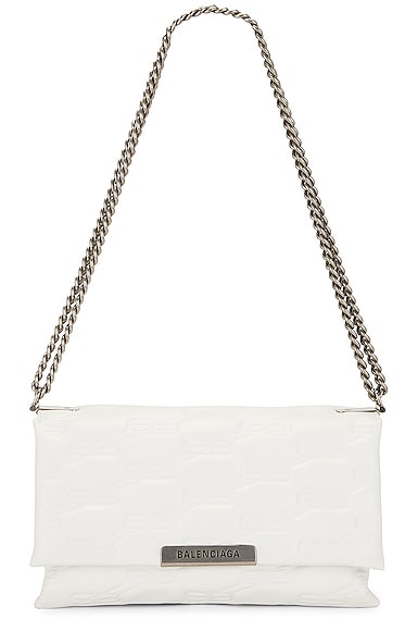 Balenciaga Medium Triplet Bag in White