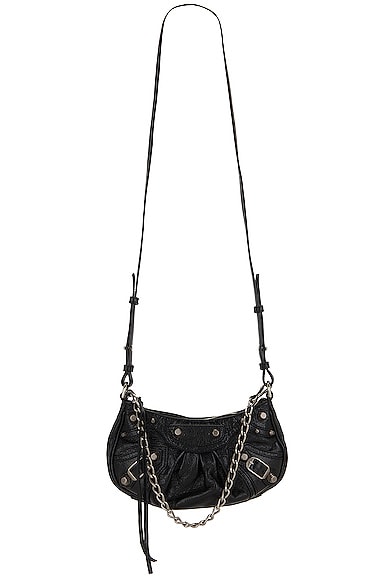 Balenciaga Mini Le Cagole Chain Bag in Black