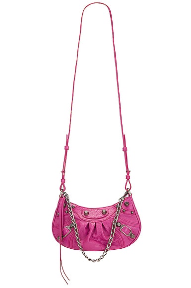 Balenciaga Mini Le Cagole Chain Bag in Pink
