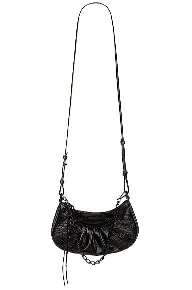 Balenciaga Mini Le Cagole Chain Bag in Black