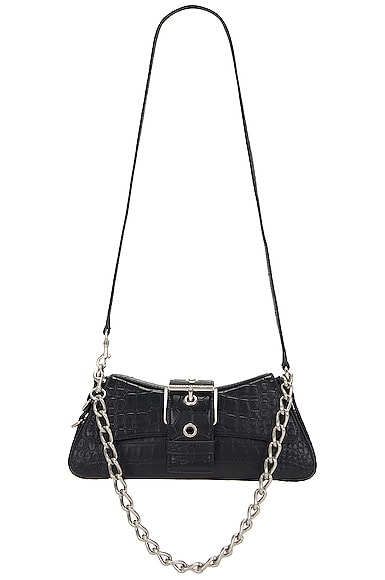 Balenciaga Small Lindsay Shoulder Bag in Black