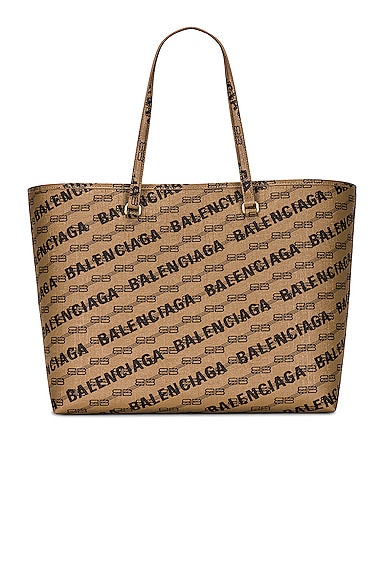 Large Monogram Signature Shopping Bag