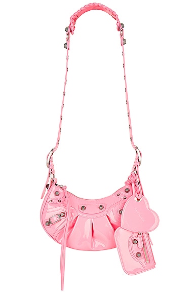 Balenciaga XS Le Cagole Faux Leather Shoulder Bag in Pink