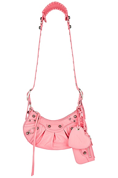 Balenciaga XS Le Cagole Shoulder Bag in Sweet Pink