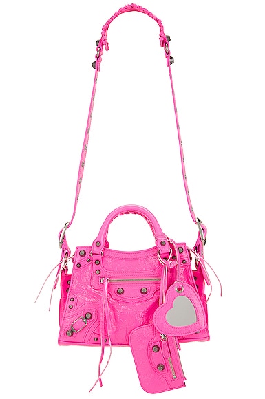 Balenciaga Xs Neo Cagole Bag in Fluo Pink FWRD