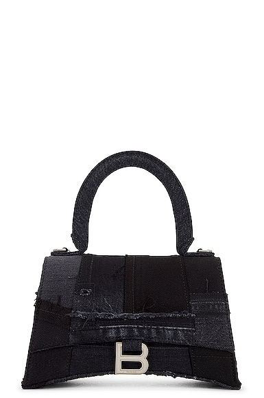 Balenciaga Tape Trimmed Small Hourglass Leather Bag – The Luxury Shopper