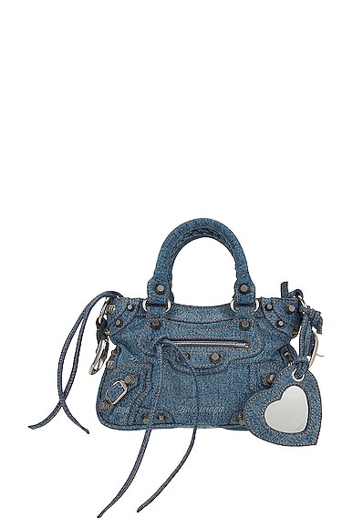 Neo Cagole Small Tote Bag in Blue
