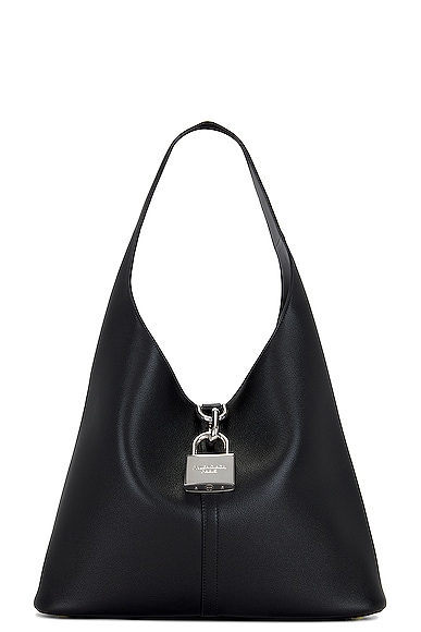 Balenciaga Locker Hobo Medium Bag in Black