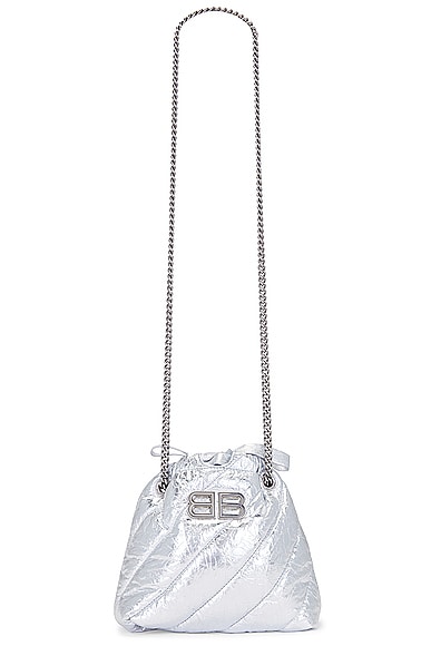 Balenciaga Crush XS Tote Bag in Silver