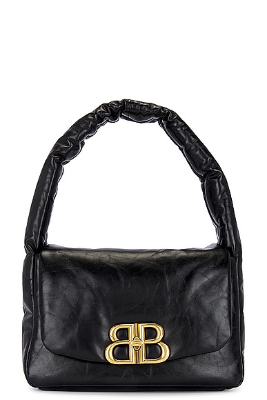 Balenciaga Monaco Small Sling Bag in Black