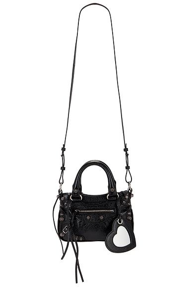 Balenciaga Neo Cagole Mini Tote Bag In Black