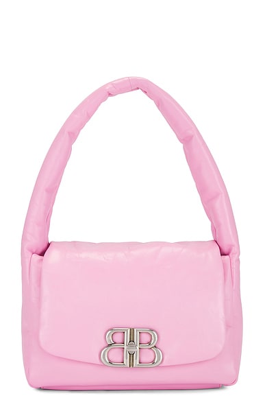 Balenciaga Monaco Small Sling Bag in Pink | FWRD