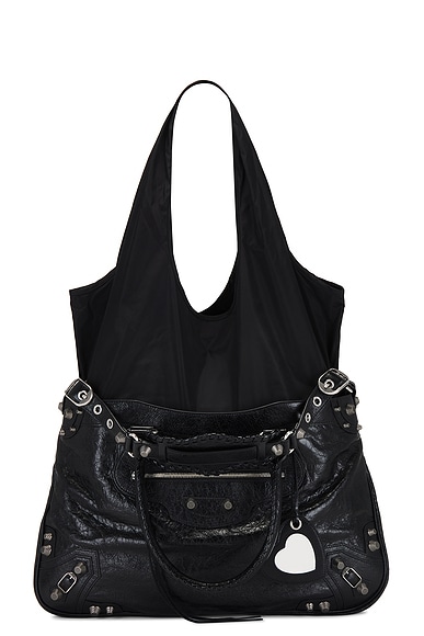Balenciaga Neo Cagole XL Tote Bag in Black & Black