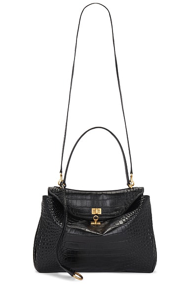 Balenciaga Rodeo Top Handle Bag in Black