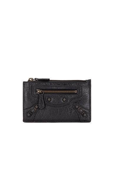 Balenciaga Le City Long Card Holder in Black