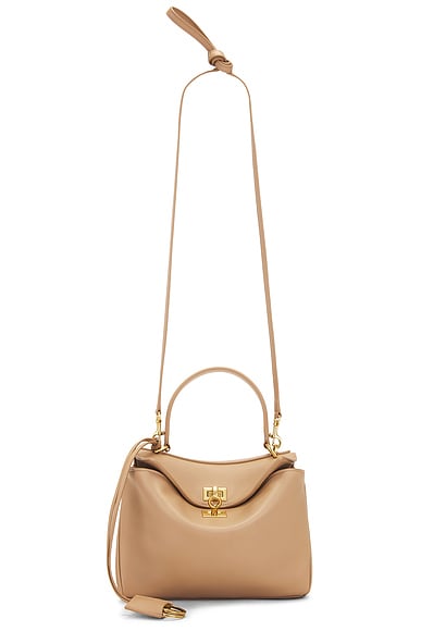 Balenciaga Rodeo Mini Top Handle Bag in Latte