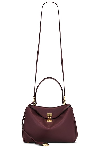 Rodeo Grained Leather Small Top Handle Bag