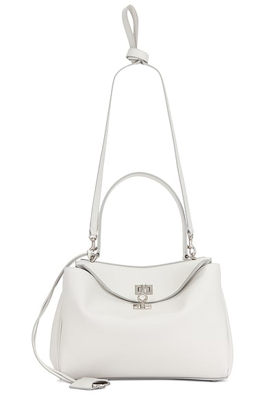 Rodeo Grained Leather Small Top Handle Bag