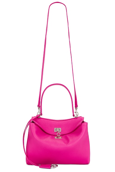 Balenciaga Rodeo Mini Top Handle Bag in Bright Pink