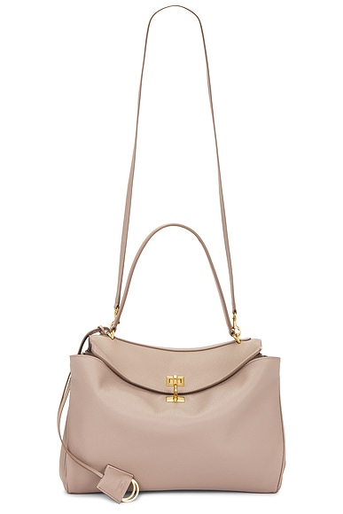 Rodeo Medium Grained Leather Top Handle Bag