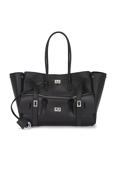 Balenciaga Bel Air Medium Carry All Bag in Black