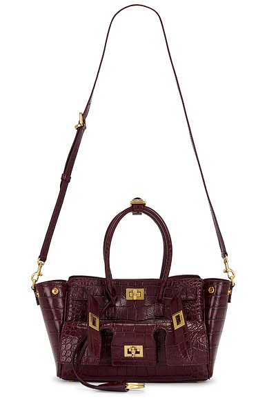 Bel Air Carry Bag in Dark Burgundy