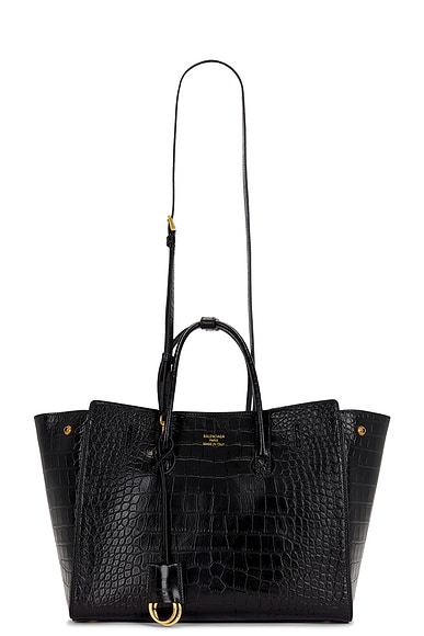 Balenciaga Hampton Small Carry All Bag in Black