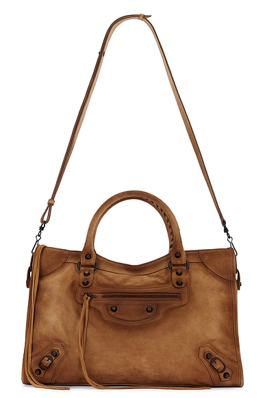 Balenciaga Le City Medium Bag in Noce