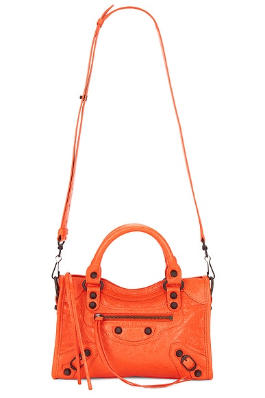 Balenciaga Le City Mini Bag in Pop Orange