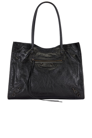 Balenciaga Le City Medium Tote Bag in Black