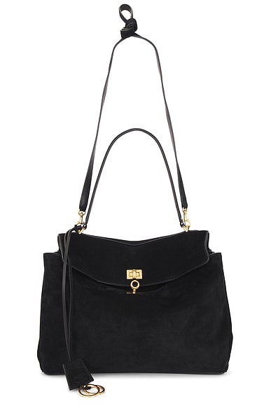 Balenciaga Rodeo Medium Top Handle Bag in Black