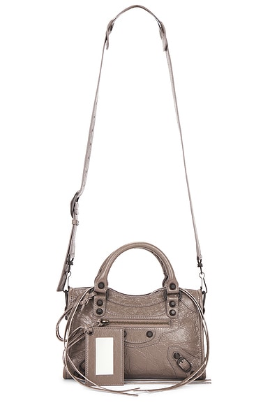 Balenciaga Le City Mini Bag in Dark Noix