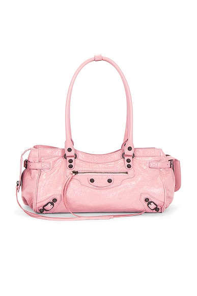 Balenciaga Le City East West Bag in Vintage Pink