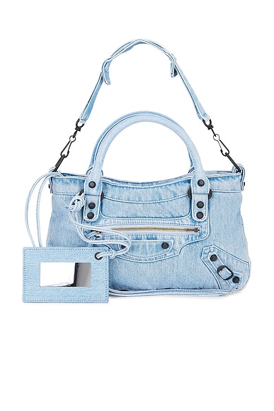 Balenciaga Le City First Bag in Light Blue