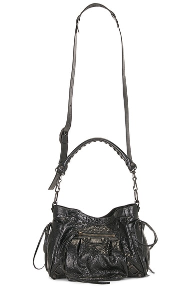 Balenciaga Le City Small Bucket Bag in Black