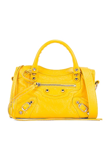 Balenciaga Mini Classic City Bag in Yellow | FWRD