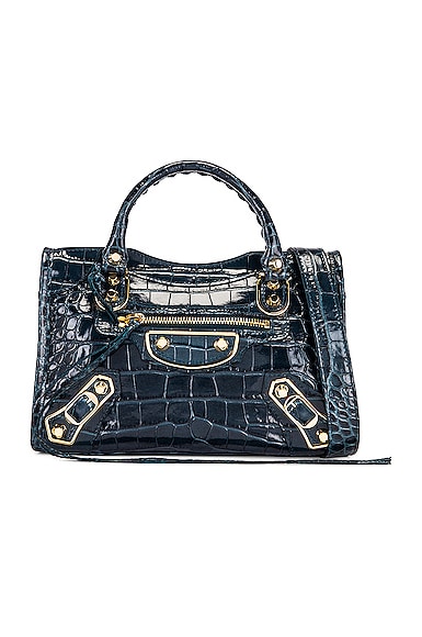 Metallic Mini City Bag
