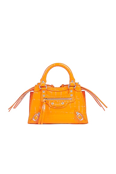 Balenciaga Mini Neo Classic City Bag In Orange